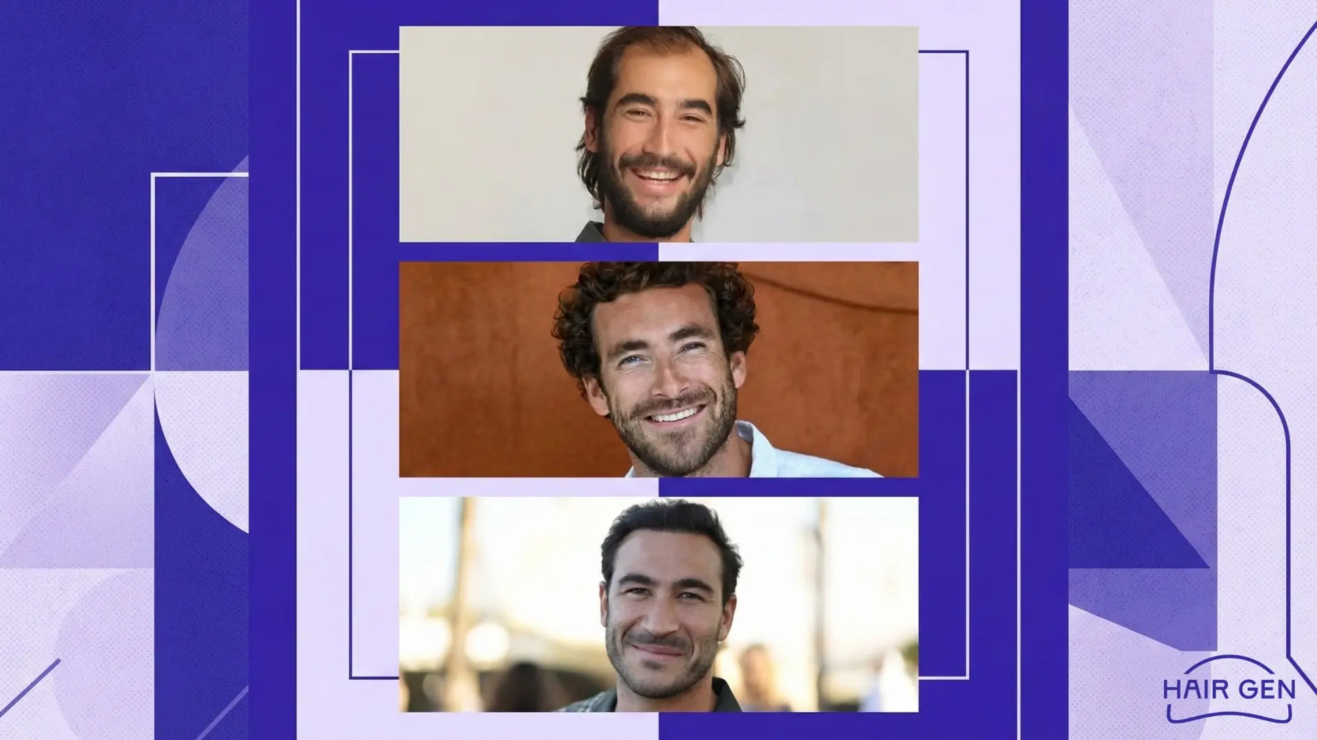 Photomontage représentant Louis; Martin et Valentin Kretz.