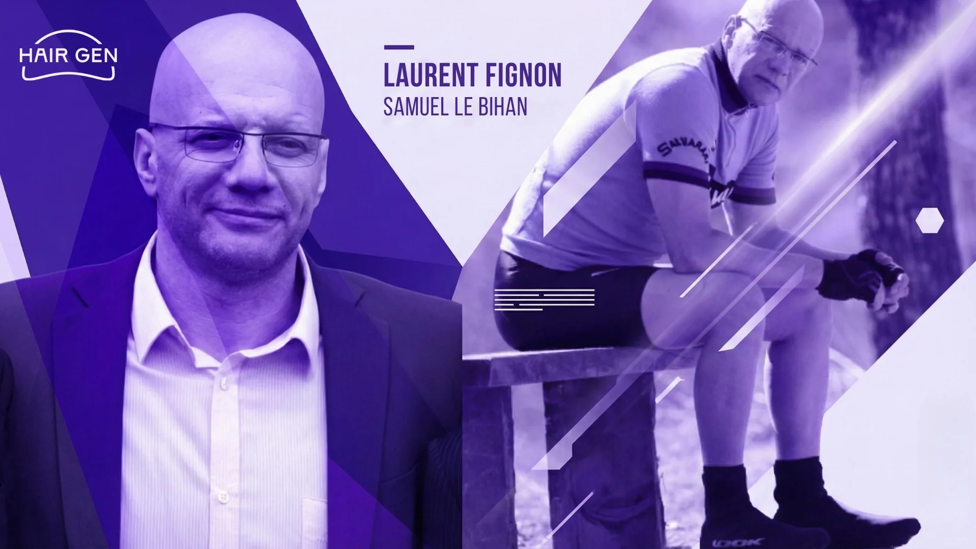 Samuel Le Bihan rasé pour le rôle de Laurent Fignon