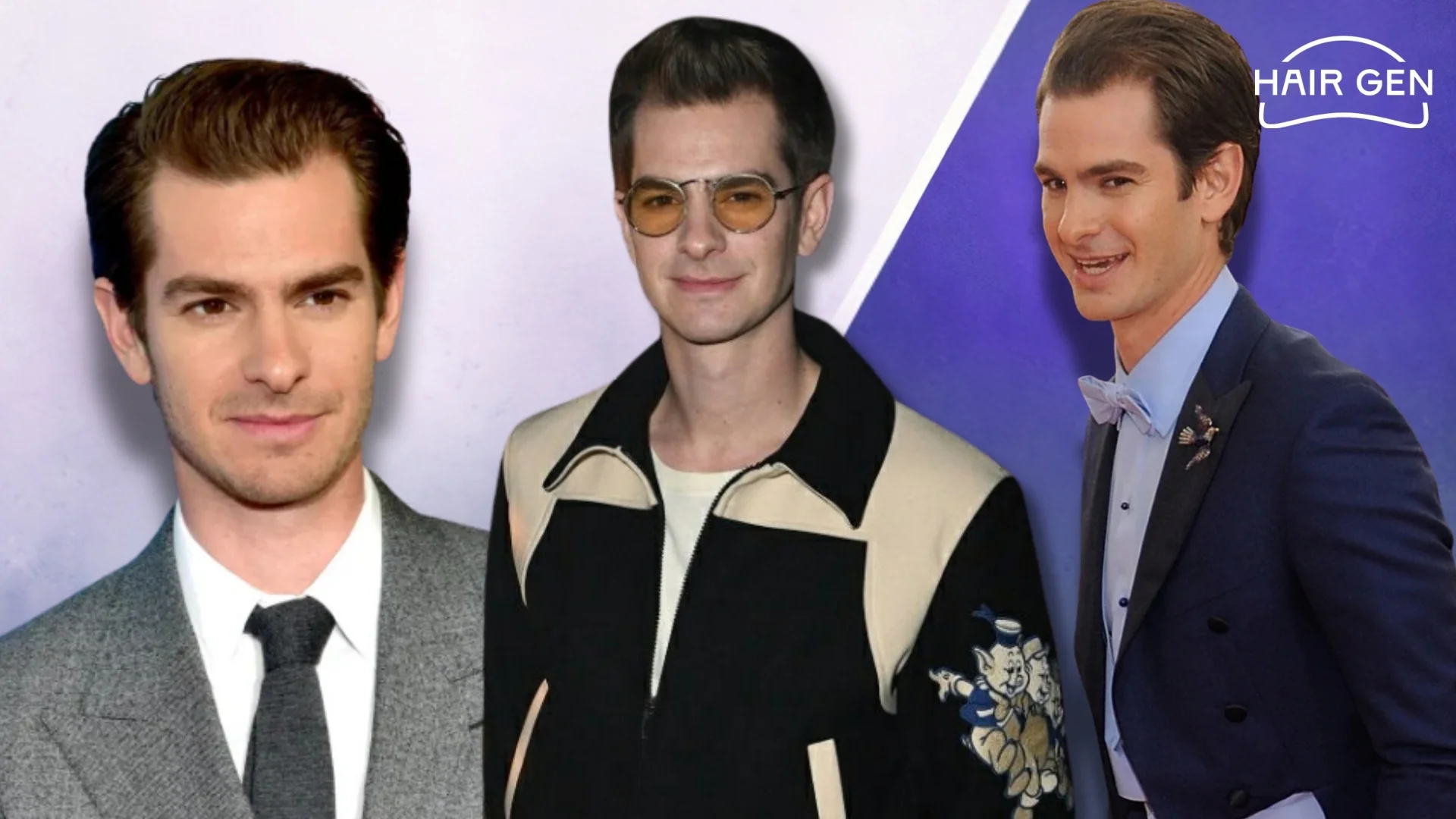 Rétrospective photo de la ligne frontale d'Andrew Garfield au fil des années.