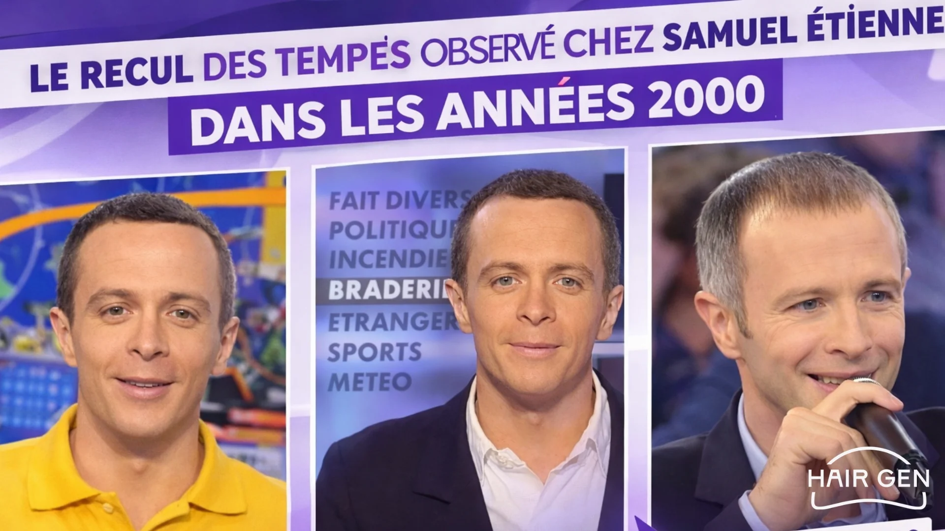 Infographie sur l'évolution de la ligne frontale de Samuel Etienne.