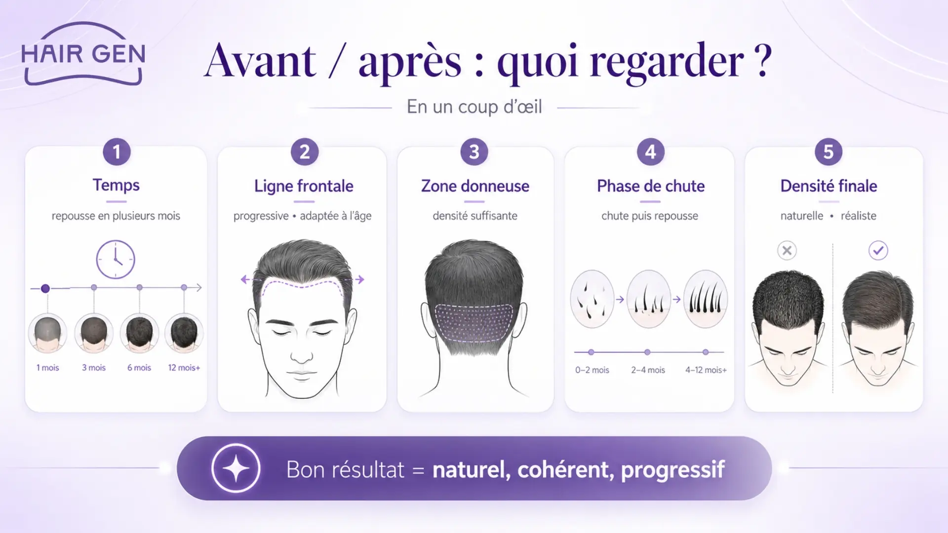 Comment reconnaître un vrai avant après de greffe capillaire Kyan Khojandi