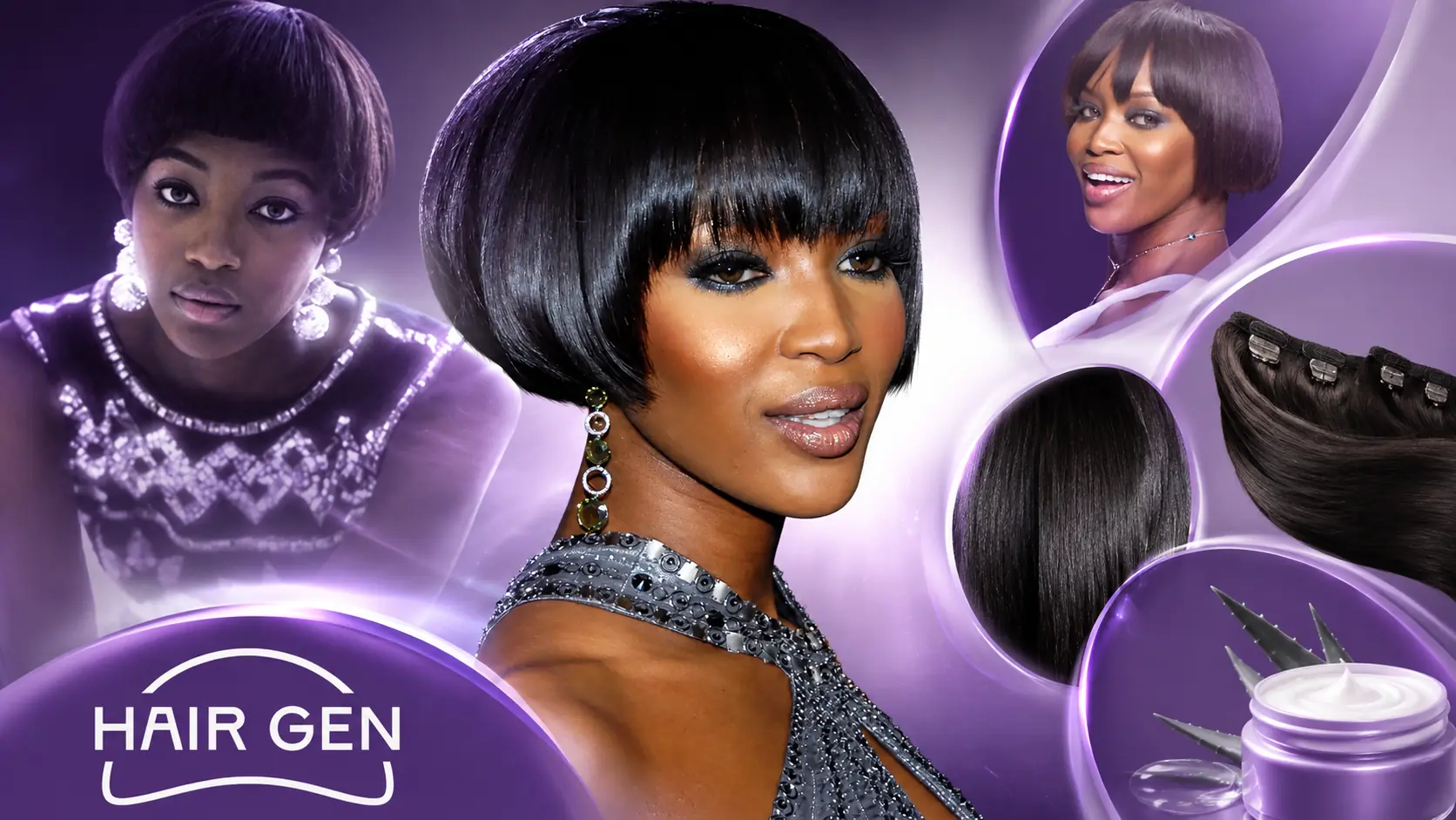 Portrait éditorial évoquant les déclarations de Naomi Campbell sur les dommages causés par les extensions